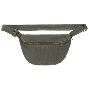 Eco-Friendly Corduroy Washed Effect Fanny Bag